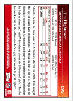 2009 Topps Tim Hightower #195