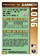 1996 Topps Garrett Long
