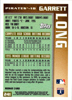 1996 Topps Garrett Long #241 Rookie