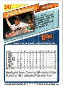 1993 Topps Frank Seminara