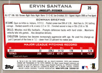 2012 Bowman Chrome Ervin Santana #35