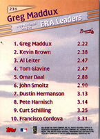 1999 Topps Greg Maddux #231