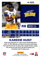 2017 Score Kareem Hunt #423 Rookie