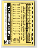 1990 Topps Tiffany Mitch Williams