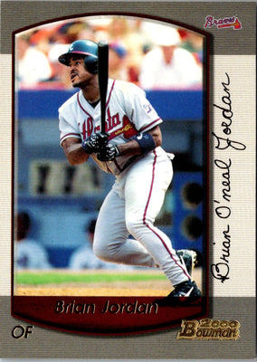 2000 Bowman Brian Jordan #16