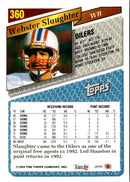 1993 Topps Webster Slaughter