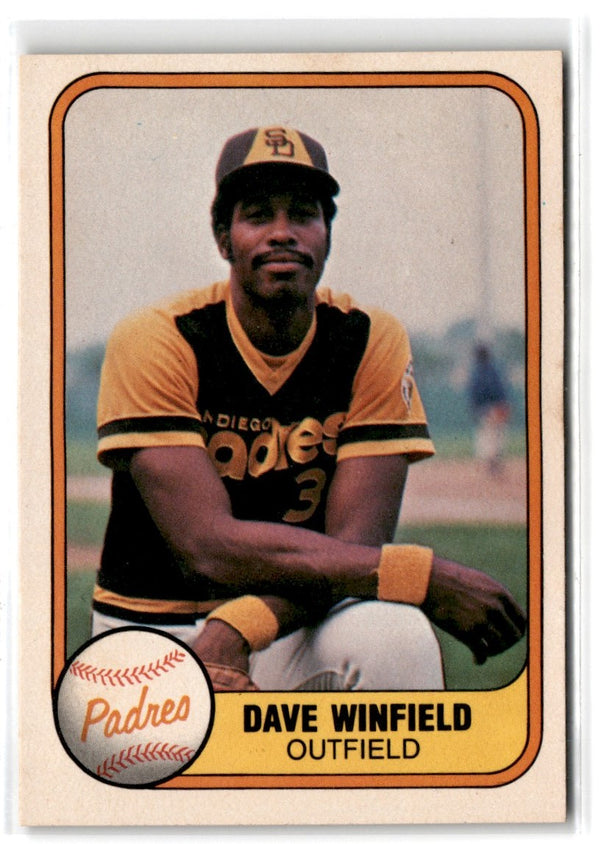 1981 Fleer Dave Winfield #484