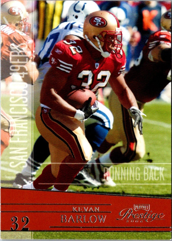 2006 Playoff Prestige Kevan Barlow #129