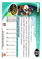 2010 Topps Rashean Mathis #313