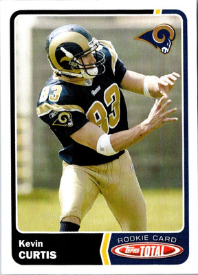 2003 Topps Total Kevin Curtis #493 Rookie
