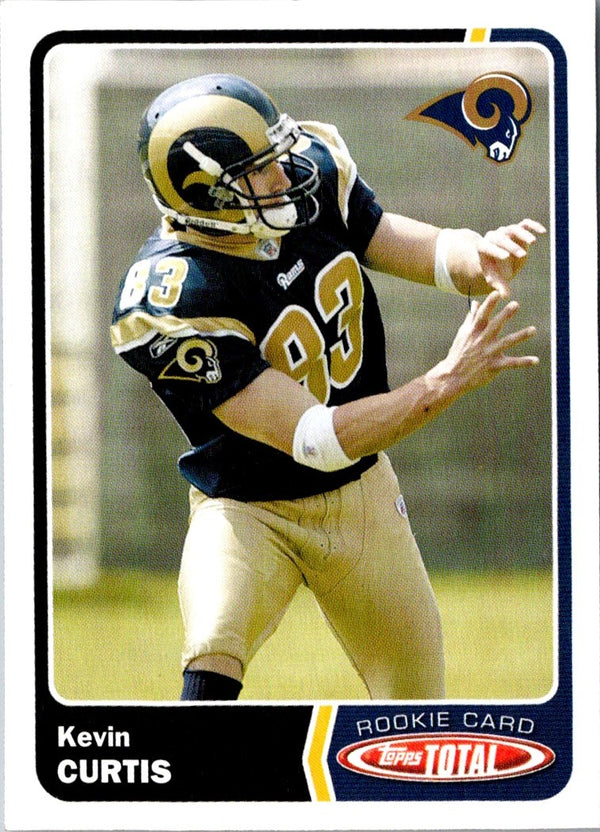 2003 Topps Total Kevin Curtis #493 Rookie