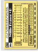 1990 Topps Tiffany Willie Fraser