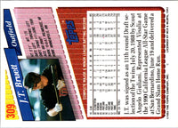 1993 Topps Gold J.T. Bruett #309