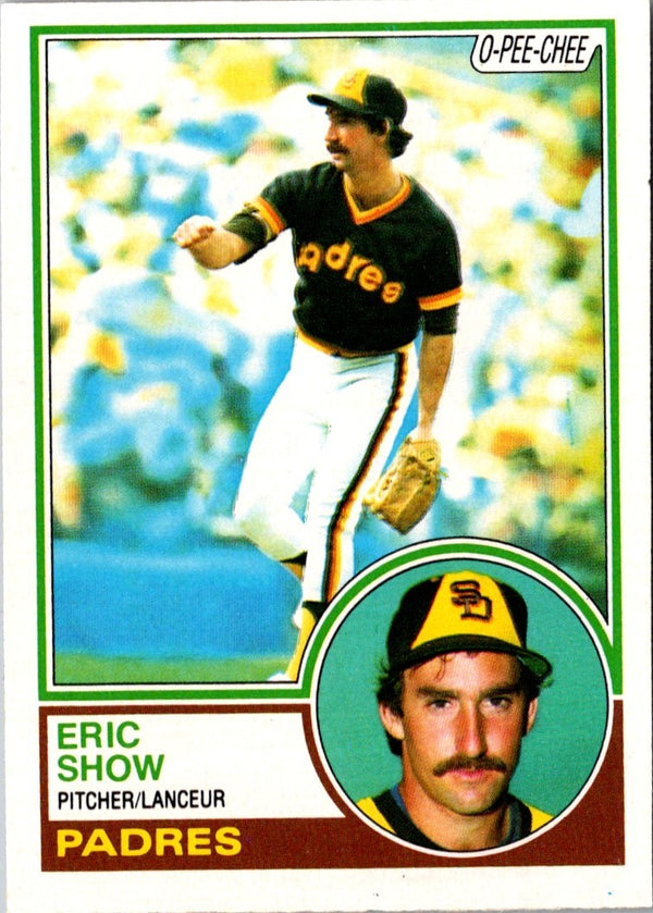 1983 O-Pee-Chee Eric Show #68 Rookie