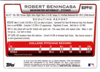 2012 Bowman Draft Picks & Prospects Robert Benincasa #BDPP161