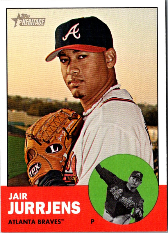 2012 Topps Heritage Jair Jurrjens #409