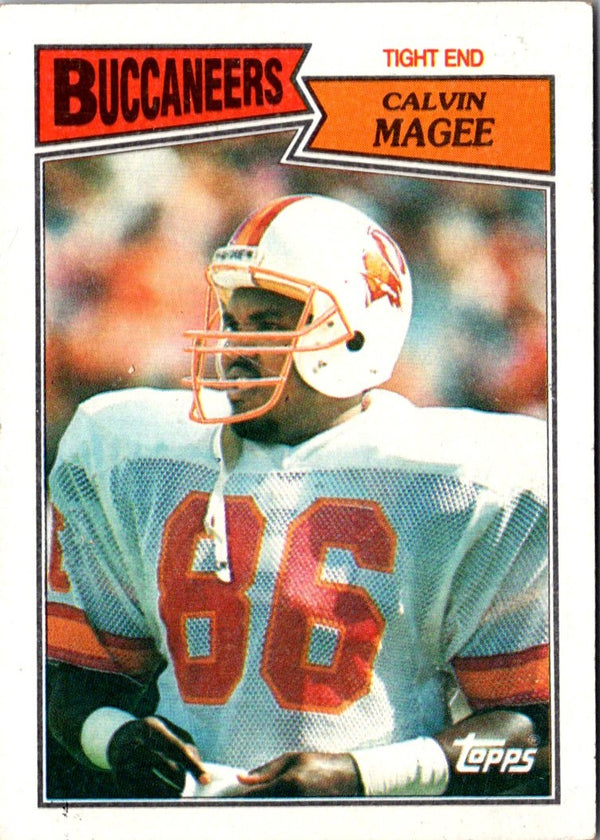 1987 Topps Calvin Magee #389 Rookie