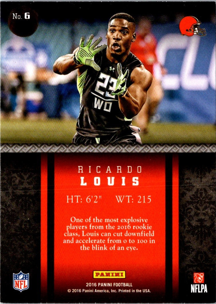 2016 Panini Combine Champions Ricardo Louis