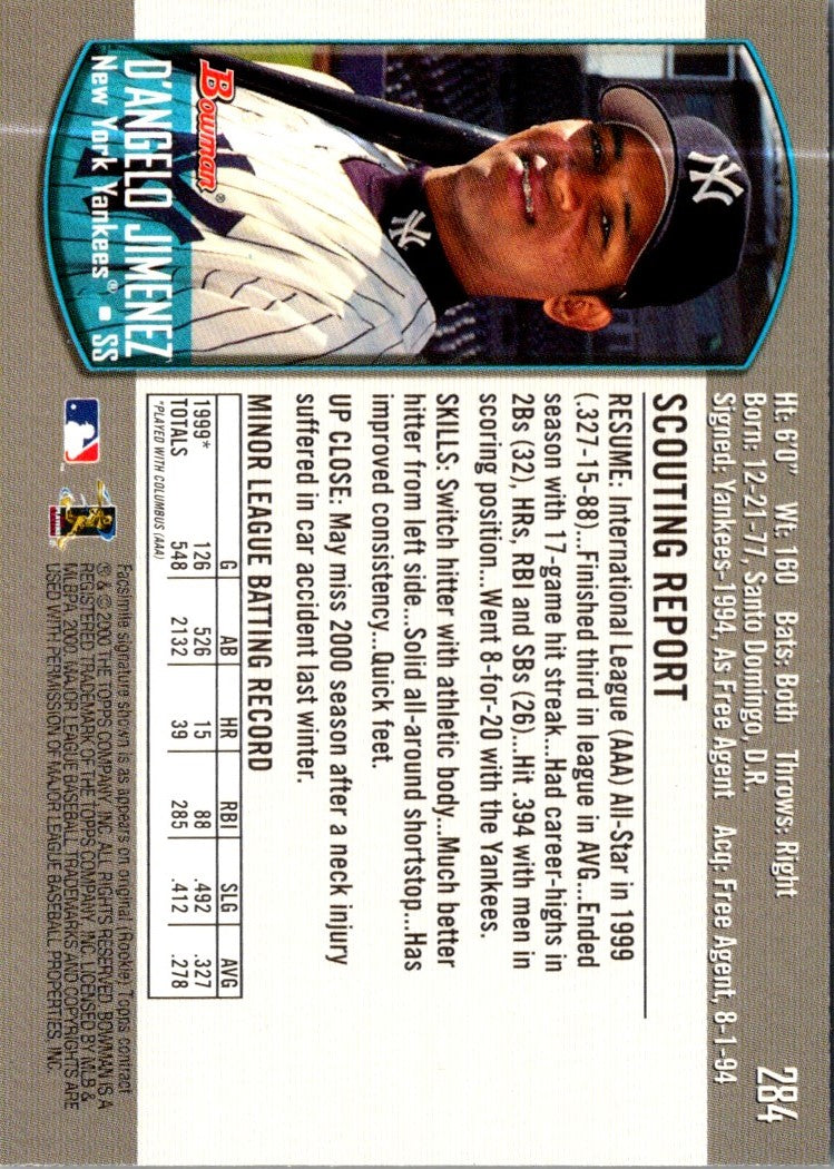 2000 Bowman D'Angelo Jimenez