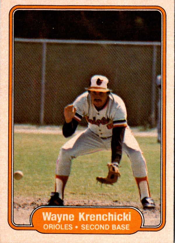 1982 Fleer Wayne Krenchicki #168