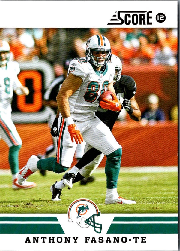 2012 Score Anthony Fasano #254