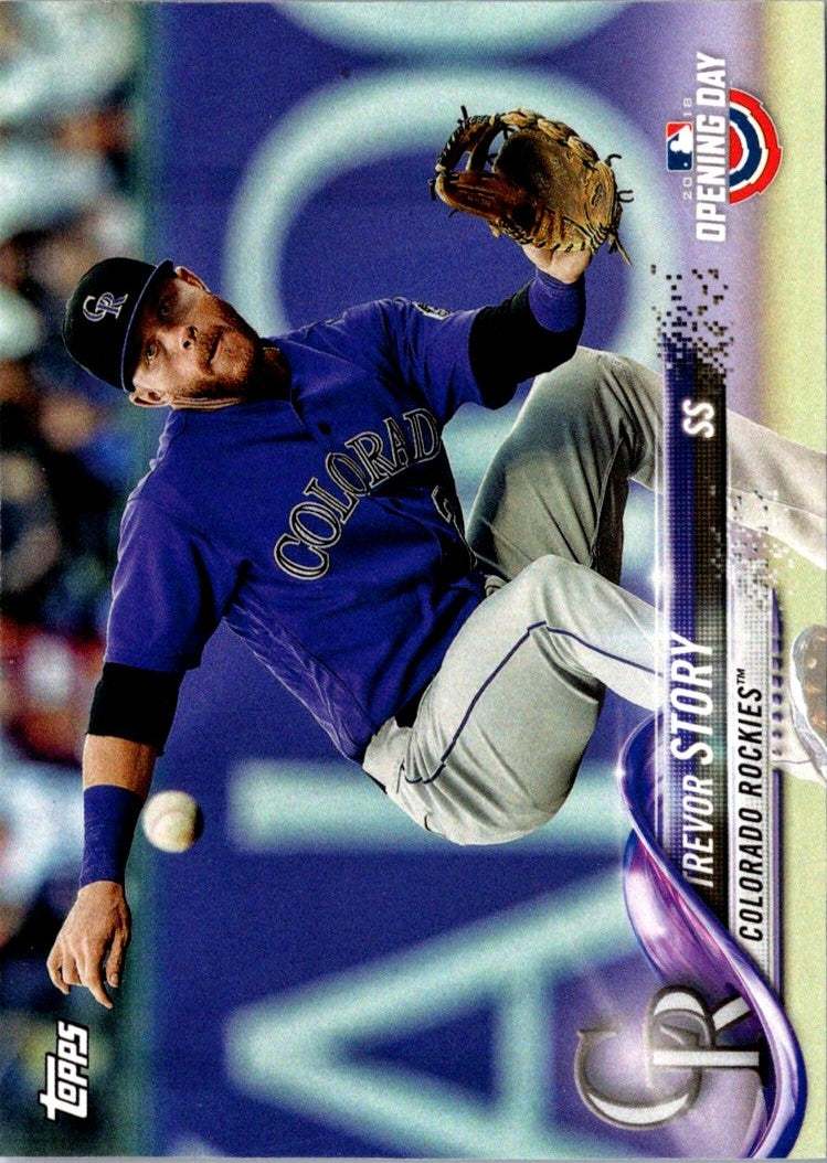 2018 Topps Opening Day Trevor Story