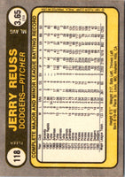 1981 Fleer Jerry Reuss #118