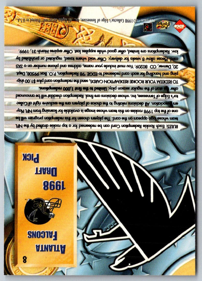 1997 Pinnacle Certified Rookie Redemption Cards Rookie Redemption Card B