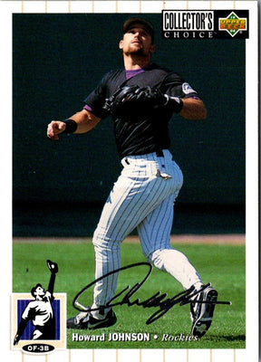 1994 Collector's Choice Silver Howard Johnson #530