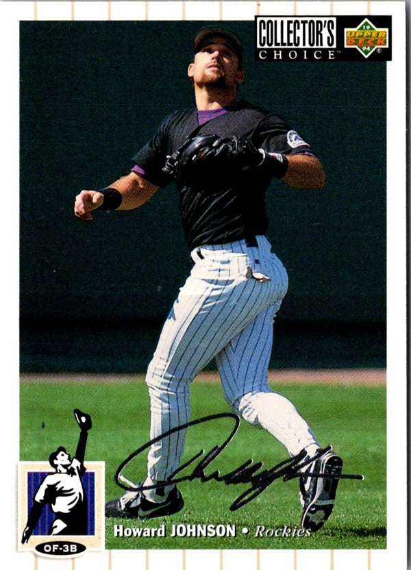 1994 Collector's Choice Silver Howard Johnson #530
