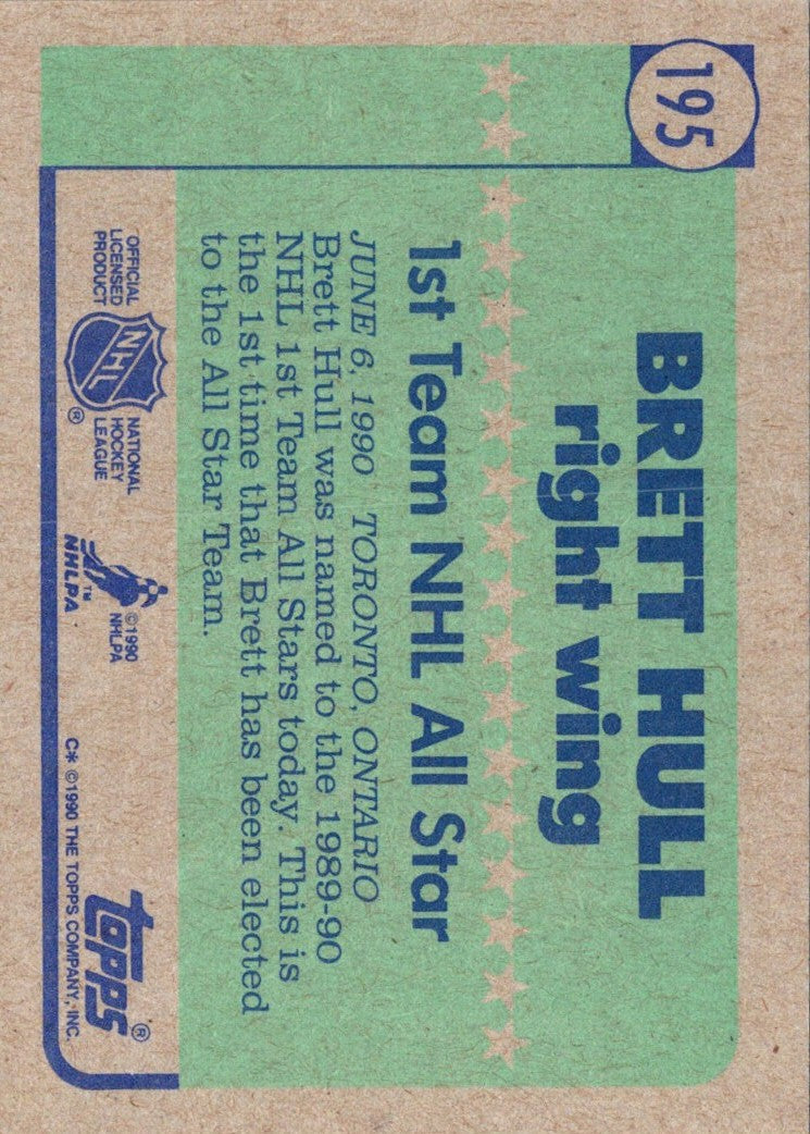 1990 Topps Brett Hull