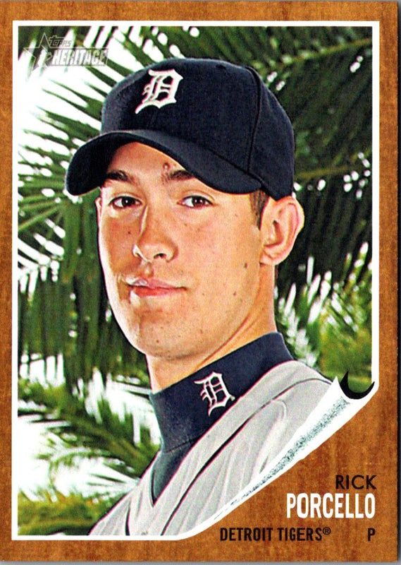 2011 Topps Heritage Rick Porcello #366