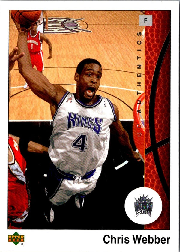 2002 Upper Deck Sweet Shot Chris Webber #70