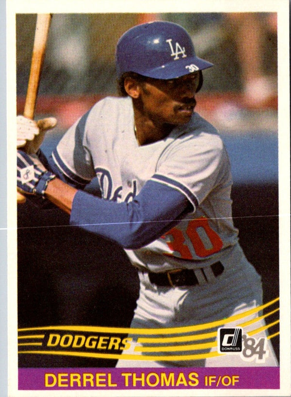 1984 Donruss Derrel Thomas #397