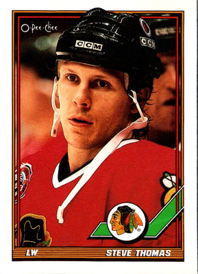 1991 O-Pee-Chee Steve Thomas #210