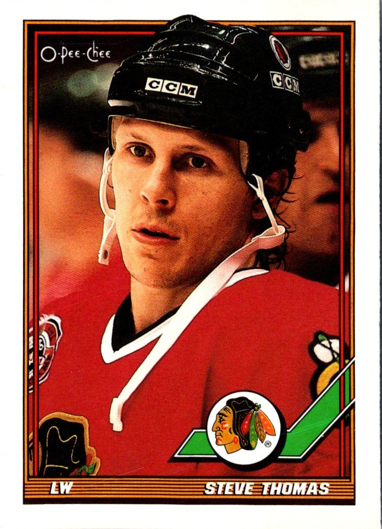 1991 O-Pee-Chee Steve Thomas