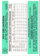 1984 Donruss Roy Lee Jackson