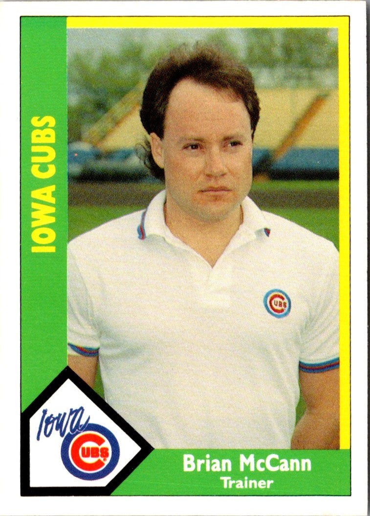 1990 CMC Iowa Cubs Brian McCann