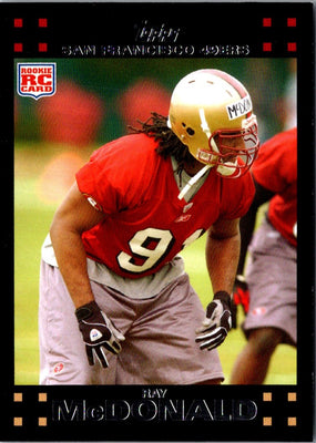 2007 Topps Ray McDonald #360 Rookie