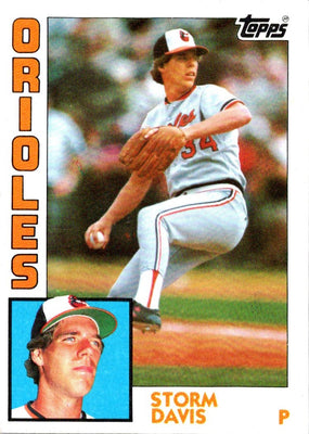 1984 Topps Storm Davis #140