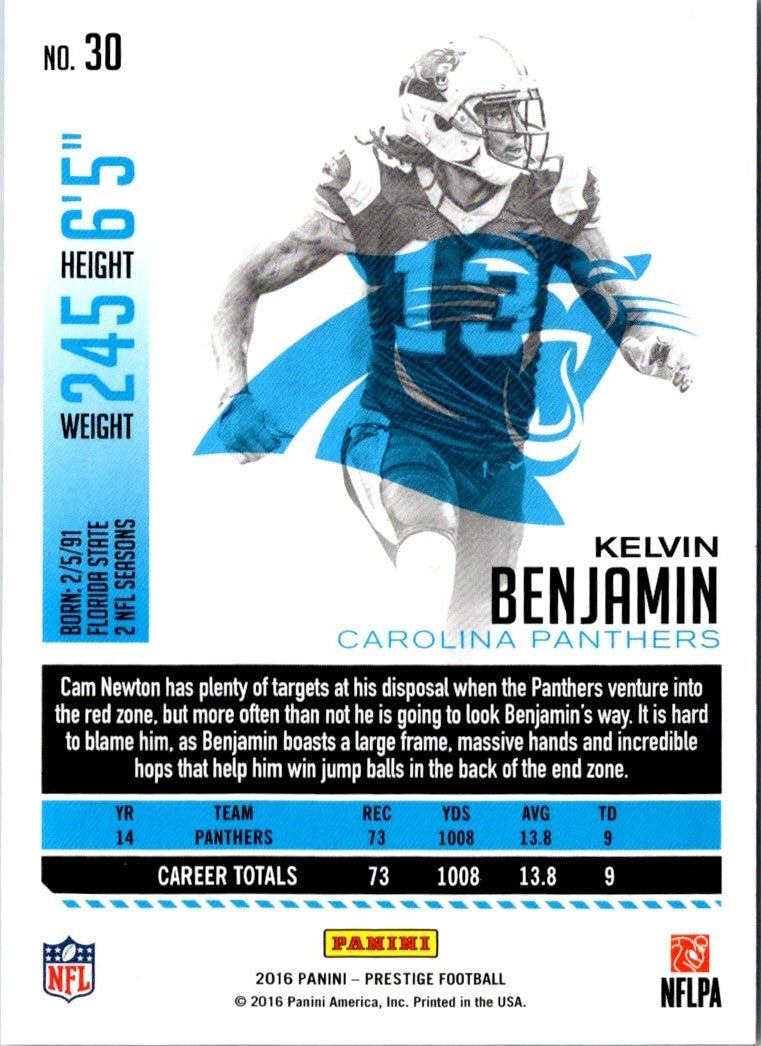 2016 Panini Kelvin Benjamin