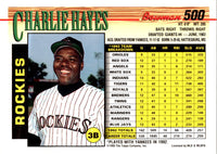 1993 Bowman Charlie Hayes #500