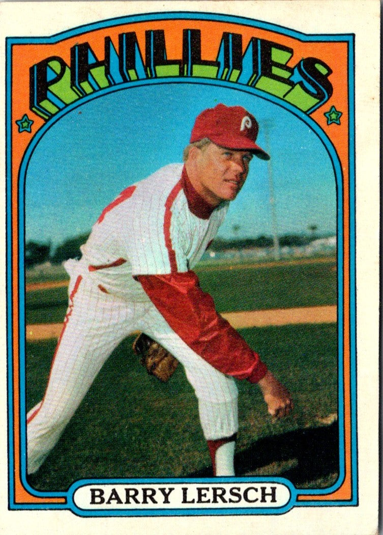 1972 Topps Barry Lersch