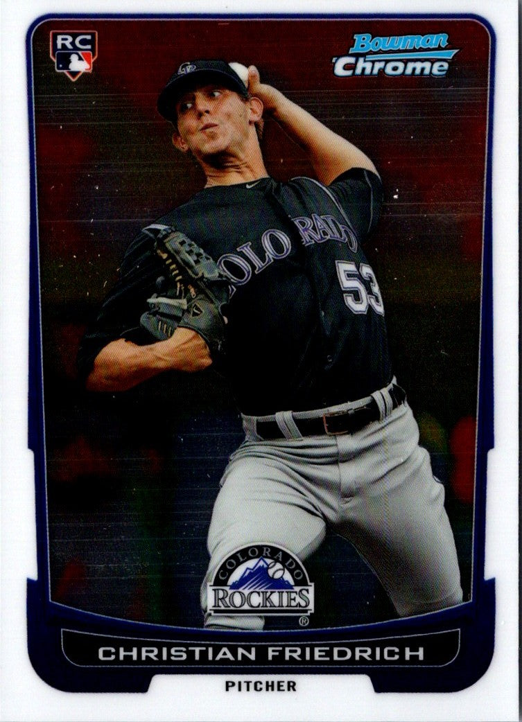 2012 Bowman Chrome Christian Friedrich