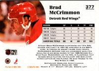1991 Pro Set Brad McCrimmon #377