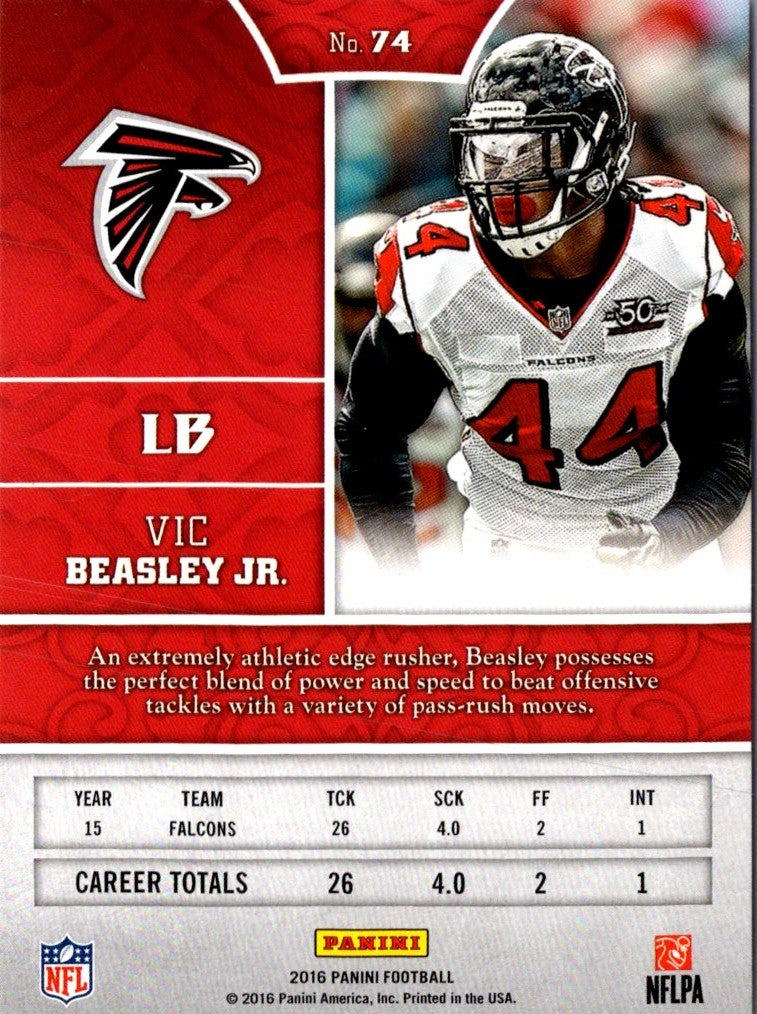 2016 Panini Vic Beasley Jr.