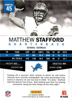 2012 Panini Absolute Matthew Stafford #45