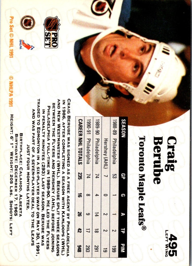 1991 Pro Set French Craig Berube