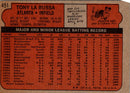 1972 Topps Tony LaRussa