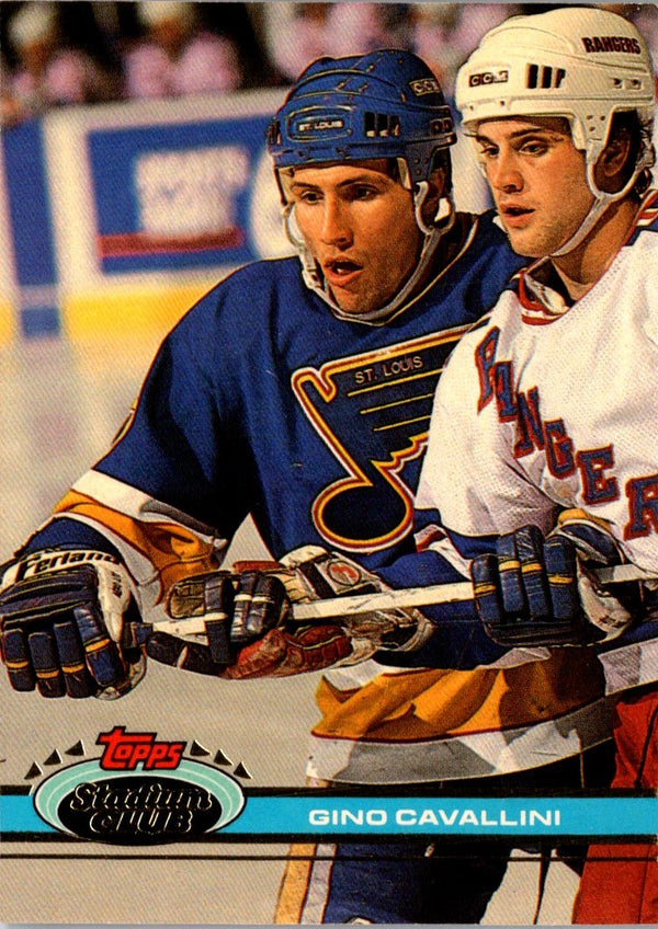 1991 Stadium Club Gino Cavallini #34